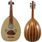 Quality Beginners Oud "The Turkish Butterfly" With Soft Carry Case (Mahogany-Linden/Glossy Finish)